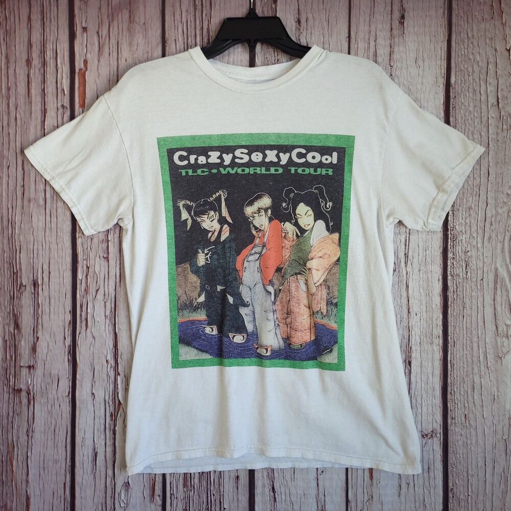 TLC Crazy Sexy Cool Music Band Medium Graphic T-shirt The Thread Shop